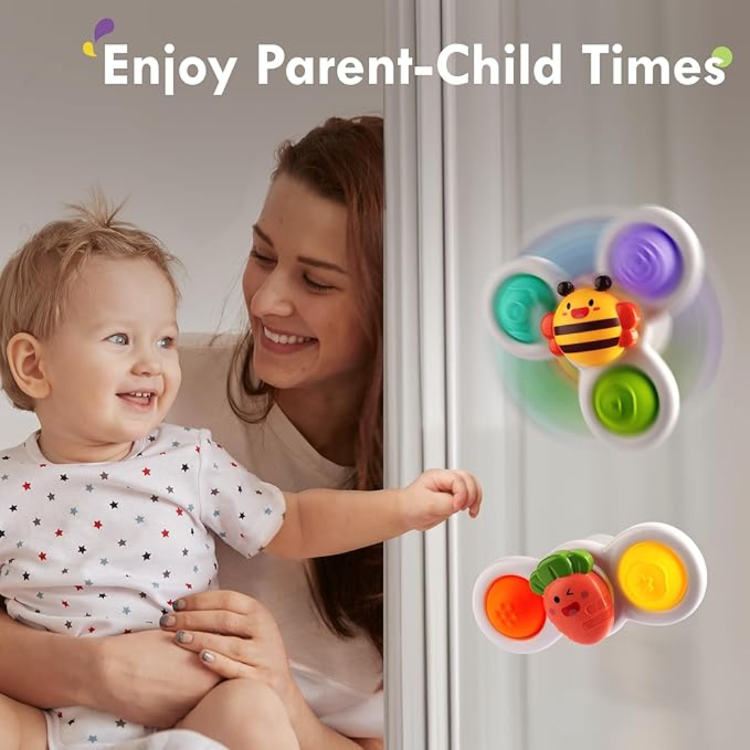 Toddla™ Suction Fidget Spinner (3 Pack)