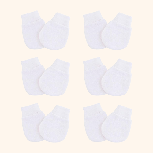 Toddla™ No Scratch Baby Mittens (6-Pack)