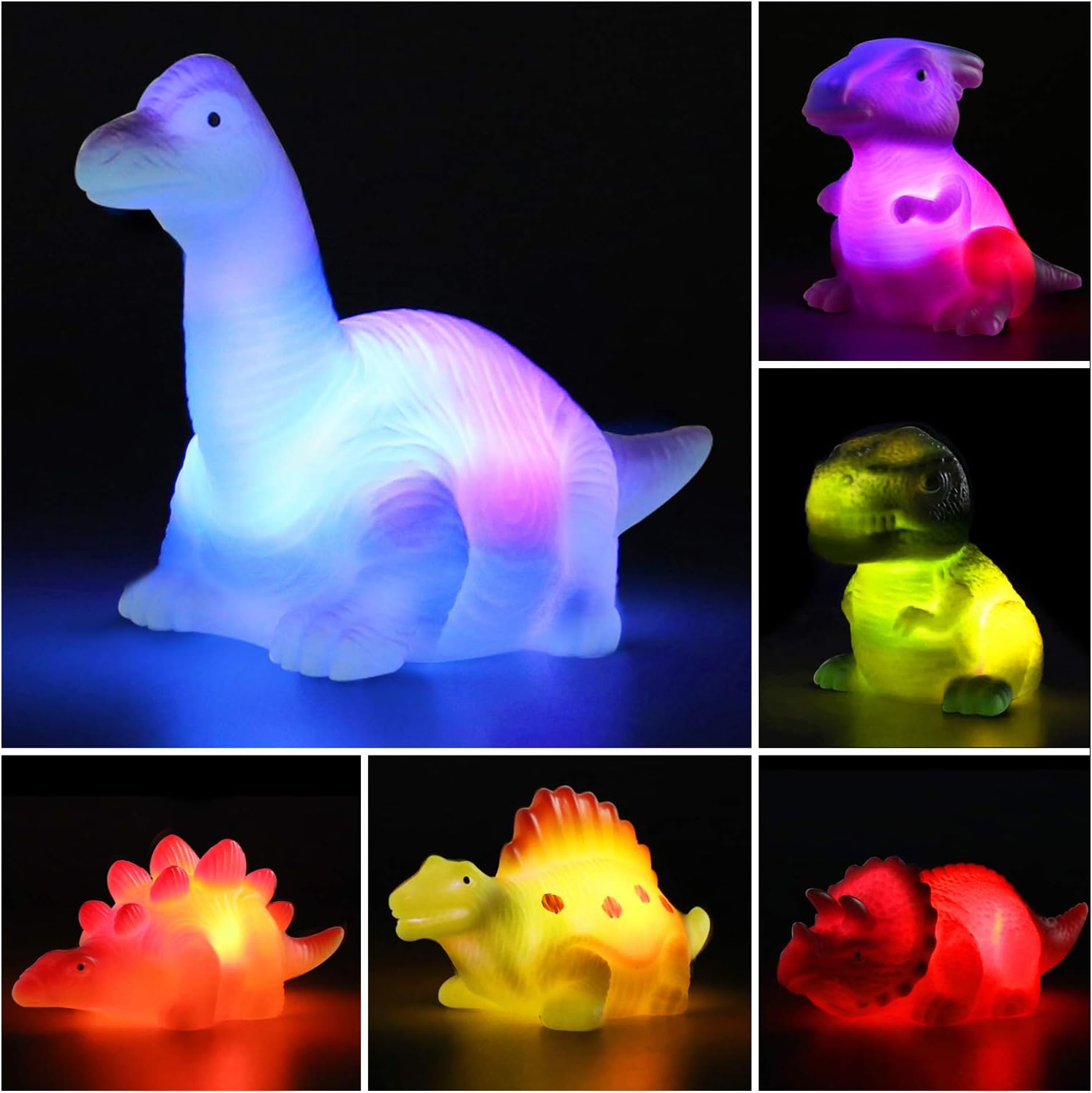 Toddla™ Dinosaur Bath Toys (6 Pack)